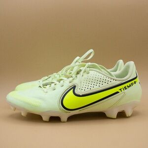Nike Tiempo Legend 9 Academy FG/MG Barely Volt Cleats DA1174-705 Men's Size 7